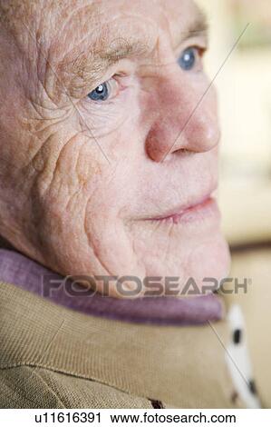 Portrait of an elderly man View Large Photo Image Stock Image - Portrait of an elderly man. Fotosearch