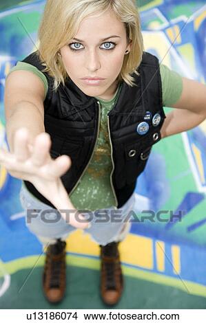 Picture - A teenage girl. Fotosearch