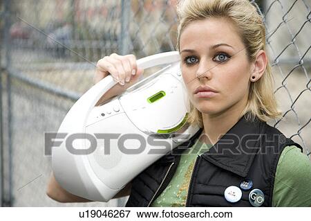 A teenage girl View Large Photo Image Stock Photo - A teenage girl. Fotosearch