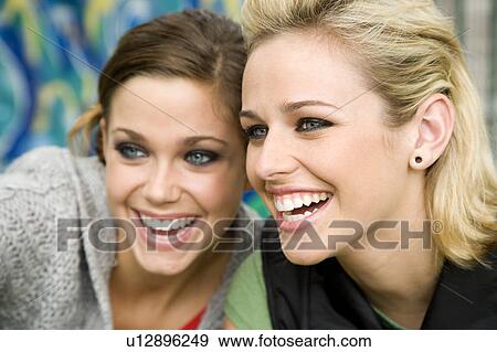 Two teenage girls View Large Photo Image Stock Photo - Two teenage girls. Fotosearch