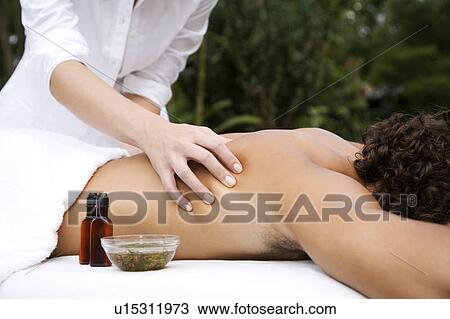 Man receiving a massage, close up View Large Photo Image Stock Image - Man receiving a massage, close up. Fotosearch