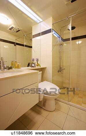 Home Interior, Bathroom View Large Photo Image Stock Photograph - Home Interior, Bathroom. Fotosearch