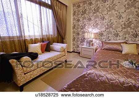 Stock Photography - Home Interior, Bedroom. Fotosearch