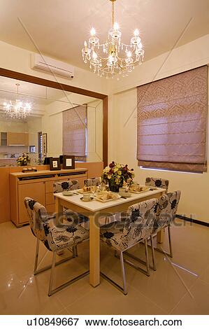 Stock Photo - Home Interior, Dining Room. Fotosearch