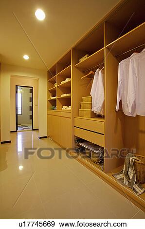 Home Interior, Dressing Room, Fitting Room, Locker Room View Large Photo Image Stock Photo - Home Interior, Dressing Room, Fitting Room, Locker Room. Fotosearch