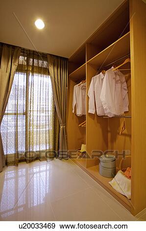 Stock Photo - Home Interior, Dressing Room, Fitting Room, Locker Room. Fotosearch