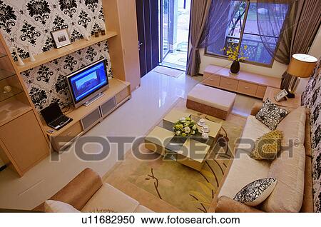 Home Interior, Living Room View Large Photo Image Stock Image - Home Interior, Living Room. Fotosearch