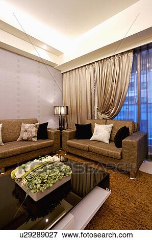 Stock Photo - Home Interior, Living Room. Fotosearch