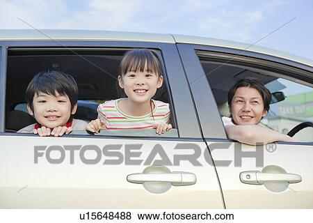 Family Going for a Drive View Large Photo Image Stock Photo - Family Going for a Drive. Fotosearch