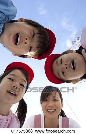 Kindergarten Teacher and Children View Large Photo Image Stock Photo - Kindergarten Teacher and Children. Fotosearch