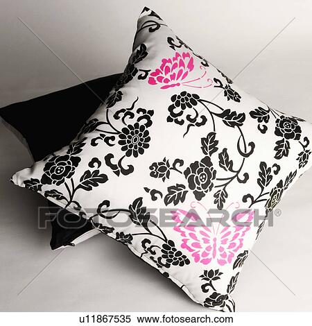 Stock Photography - High angle view of two cushions. Fotosearch