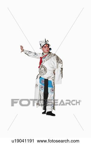 Stock Image - Mature man wearing traditional clothing. Fotosearch