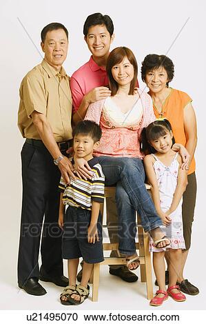 Portrait of a family View Large Photo Image Stock Image - Portrait of a family. Fotosearch