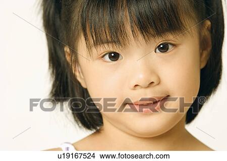 Picture - Portrait of a girl. Fotosearch