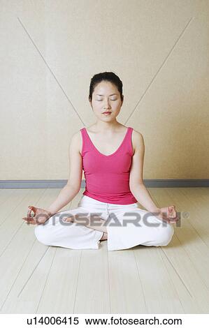 Teenage girl meditating View Large Photo Image Stock Photography - Teenage girl meditating. Fotosearch