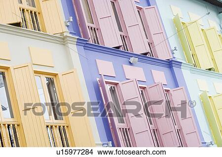 Picture - Windows of a building. Fotosearch