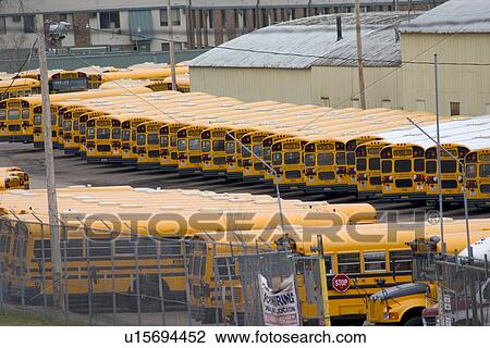 Line up of orange school buses View Large Photo Image Stock Image - Line up of orange school buses. Fotosearch