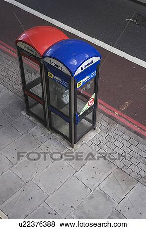 Blue, Day, Internet Centre, Red, Road View Large Photo Image Stock Photo - Blue, Day, Internet Centre, Red, Road. Fotosearch