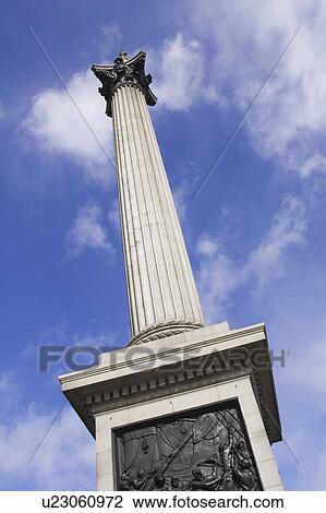 Stock Image - Blue Sky, Outdoors, Carved, Artwork. Fotosearch