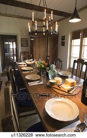 Bottle, Bread, Butter, Candle, Candlestick Holder, Ceiling View Large Photo Image Stock Photo - Bottle, Bread, Butter, Candle, Candlestick Holder, Ceiling. Fotosearch