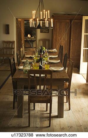 Bottle, Candle, Chairs, Day, Dining Room View Large Photo Image Stock Photo - Bottle, Candle, Chairs, Day, Dining Room. Fotosearch