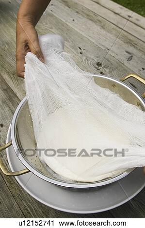 Stock Image - Bowl, Ceramics, Close-Up, Colander, Focus On Foreground. Fotosearch