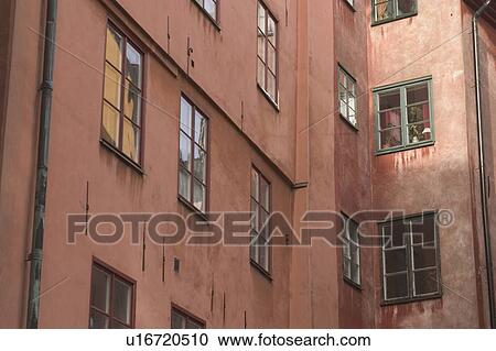 Stock Image - building, structure, modern, establishment, windows, architecture. Fotosearch