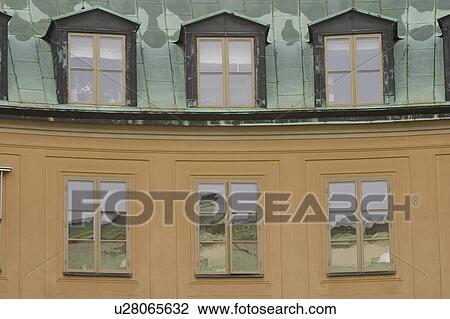 Stock Image - building, structure, modern, establishment, windows, architecture. Fotosearch
