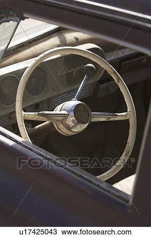 Stock Image - Car, Close-Up, Dashboard, Day. Fotosearch