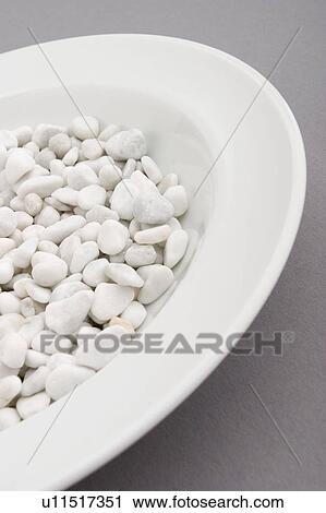 Stock Image - Chinaware, Close-Up, Dishware, Earth Tones, Gravel, Hard. Fotosearch
