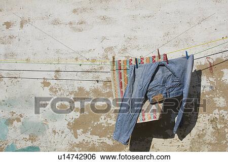 Close-Up, Clothes Peg, Clothesline, Day, Drying View Large Photo Image Stock Photograph - Close-Up, Clothes Peg, Clothesline, Day, Drying. Fotosearch