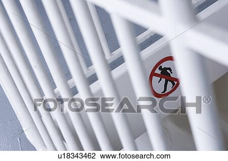 Stock Image - Close-Up, Danger, Displayed, Indicating. Fotosearch