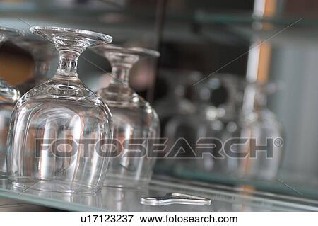 Stock Photo - close-up, glass, glassware, glasses, stemmed, stemmed glasses. Fotosearch