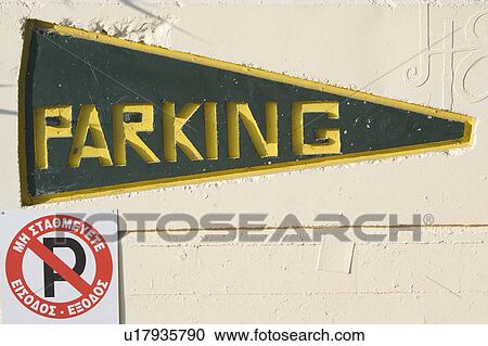Close-Up, No Parking Sign, Directional Sign, Arrow View Large Photo Image Stock Image - Close-Up, No Parking Sign, Directional Sign, Arrow. Fotosearch