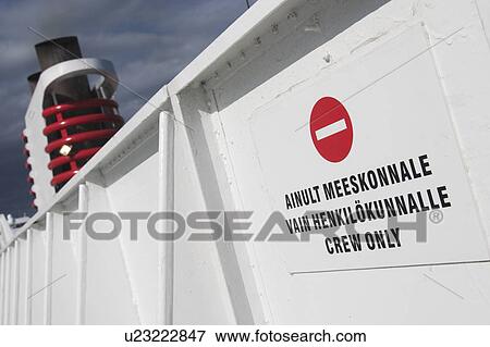 Stock Photo - Close-Up, Signage, Displayed, Indicating. Fotosearch