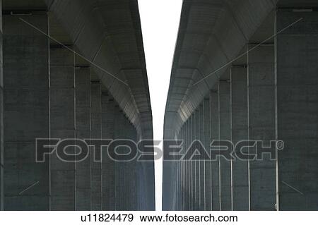 Stock Photo - construction, construct, building, bridge, support, concrete. Fotosearch