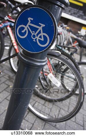Cycles, Conveyance, Bicycles, Parked View Large Photo Image Stock Photo - Cycles, Conveyance, Bicycles, Parked. Fotosearch
