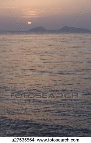 Dusk, Hill, Horizon Over Water, Mountain View Large Photo Image Picture - Dusk, Hill, Horizon Over Water, Mountain. Fotosearch