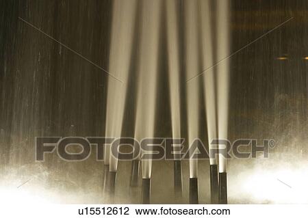 Stock Image - fountain, water jet, spring, outflow, flow, pressure. Fotosearch