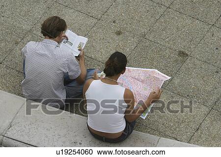 Stock Image - girl, lady, male, mature. Fotosearch