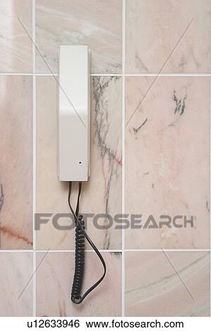 hanging, tiles, wall, design, receiver, clear View Large Photo Image Stock Photograph - hanging, tiles, wall, design, receiver, clear. Fotosearch