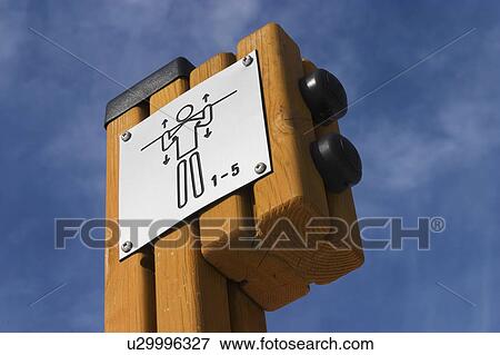 Stock Photo - indicating, information, advice, warning, caution, signage. Fotosearch