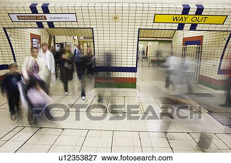 Stock Photo - Large Group Of People, Gate, Entrance. Fotosearch