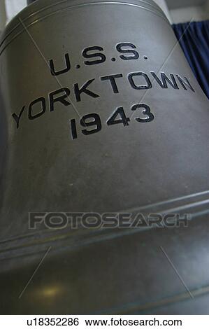 Stock Photograph - metallic, iron, hung, bell, installed, affixed. Fotosearch