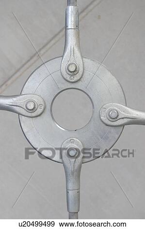 Stock Photo - metallic, iron, rivet, joint, linked, close-up. Fotosearch