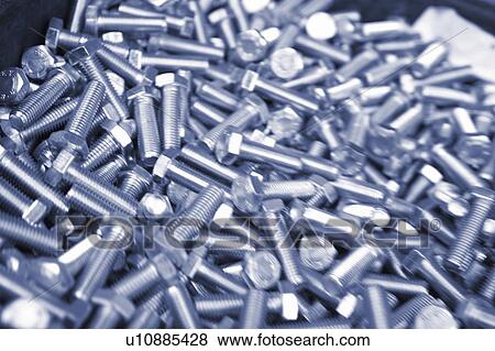 Nuts, Nails, Bolts, Fasteners, Fabricated View Large Photo Image Stock Photo - Nuts, Nails, Bolts, Fasteners, Fabricated. Fotosearch