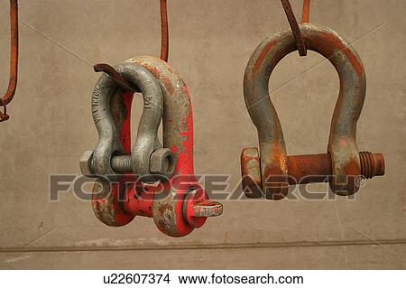 Picture - outdoors, industry, industrial, metal, metallic, iron. Fotosearch