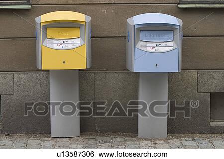 postal, post, post box, urban, city, mail slot View Large Photo Image Stock Photograph - postal, post, post box, urban, city, mail slot. Fotosearch