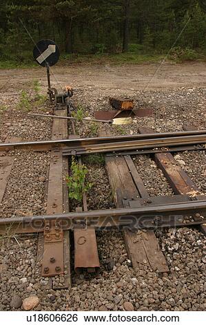 Stock Photograph - railroad, conveyance, travel, way, path, pathway. Fotosearch