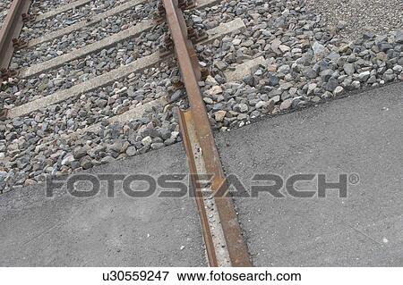 railroad, track, way, path, pathway, stones View Large Photo Image Stock Photo - railroad, track, way, path, pathway, stones. Fotosearch
